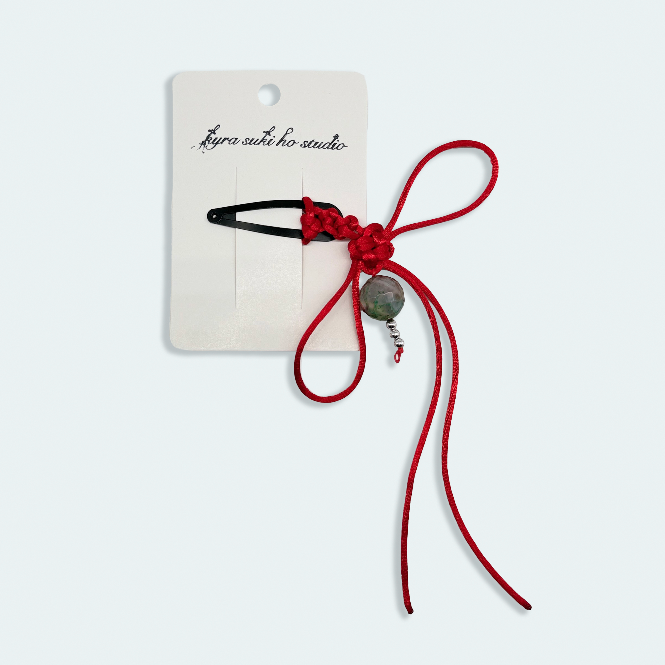 'prosperous pin' red