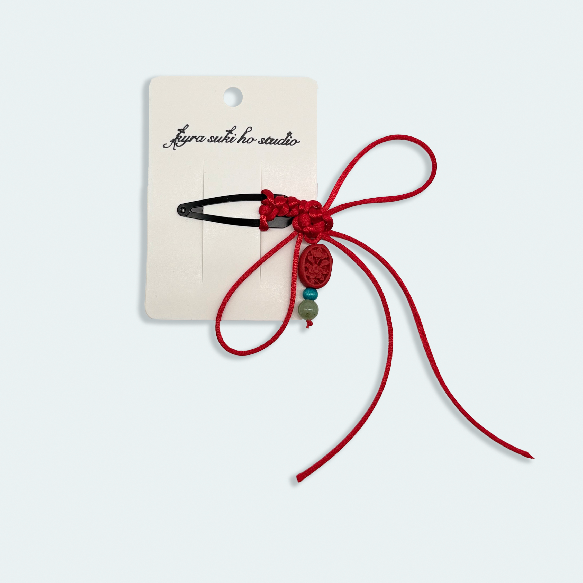 'prosperous pin' red
