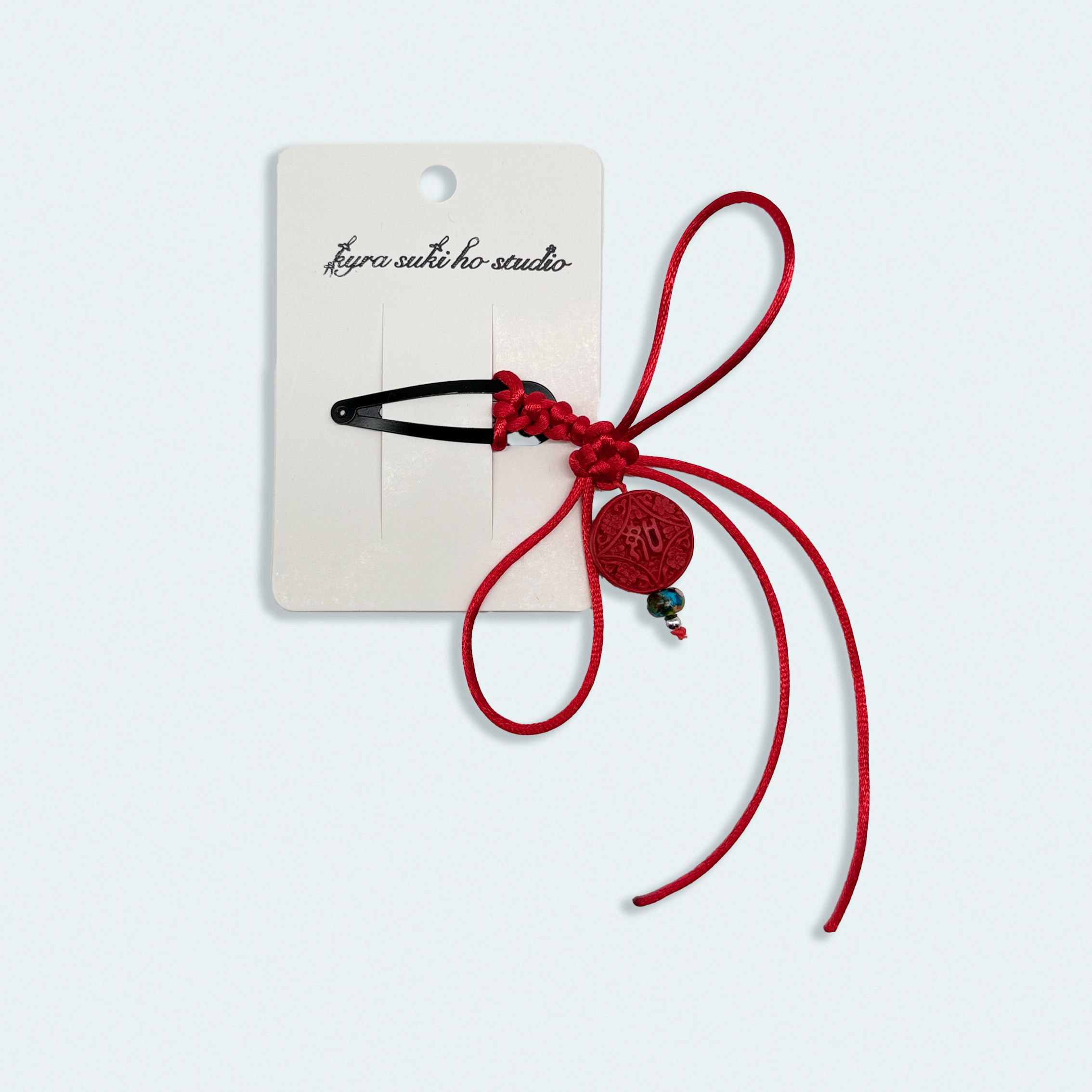 'prosperous pin' red