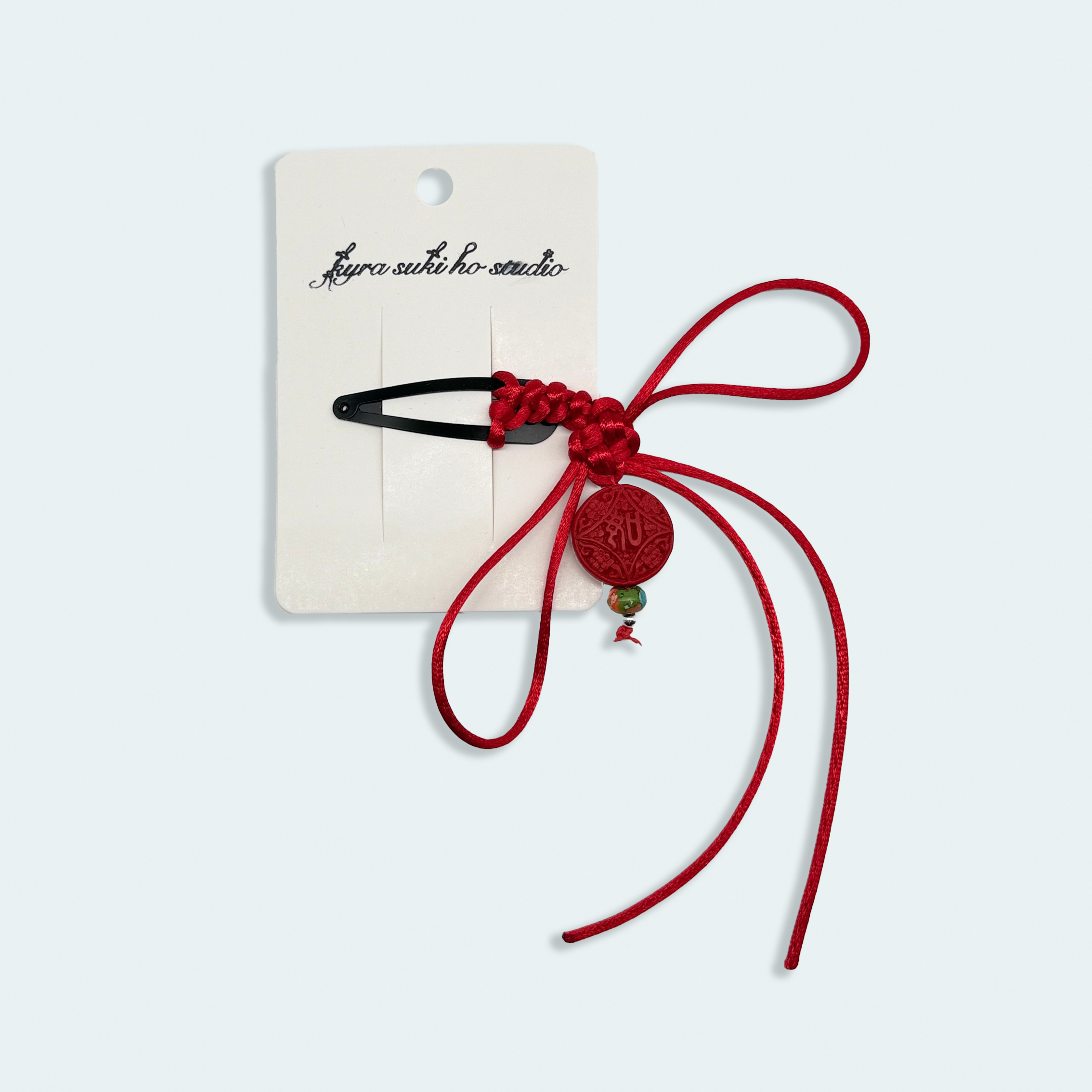 'prosperous pin' red